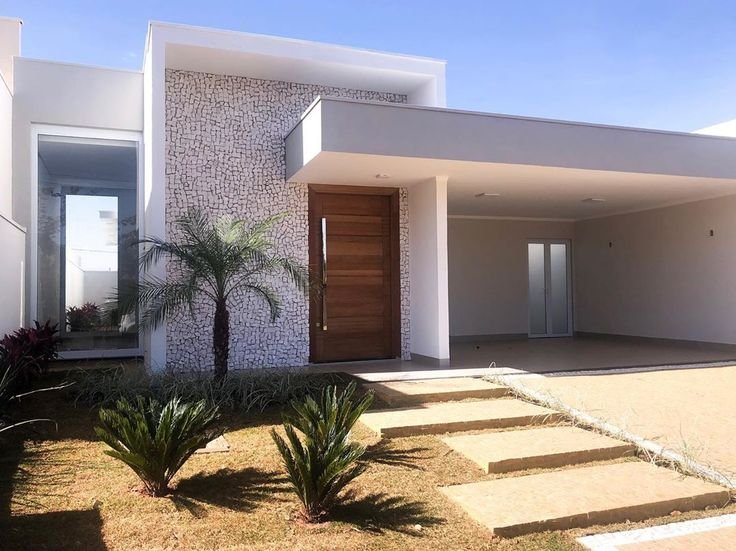 Projeto pequeno e moderno - Projetos de Casas, Modelos de Casas e